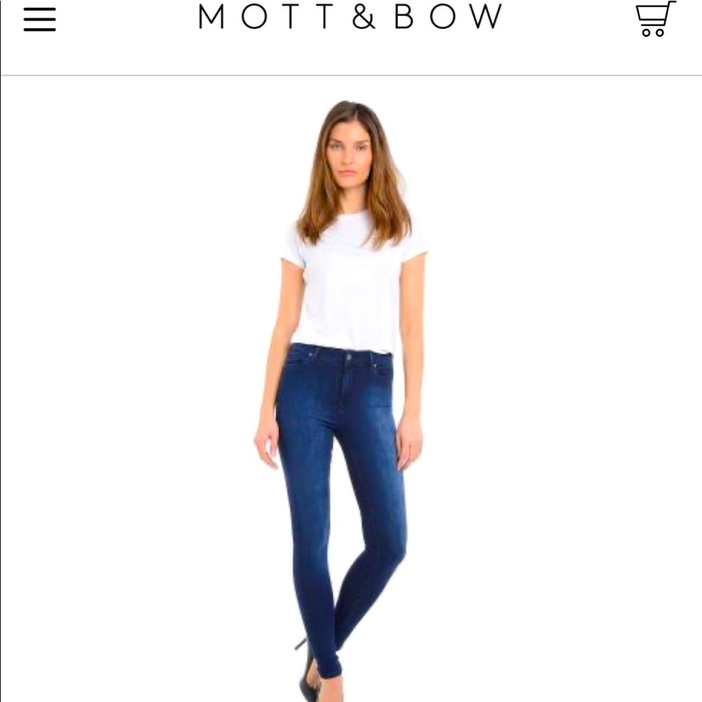 Mid Rise Skinny Ann from Mott & Bow